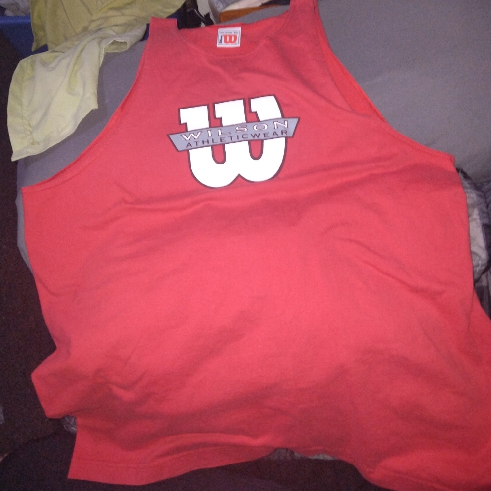 Wilson Bold Red Sports Tank